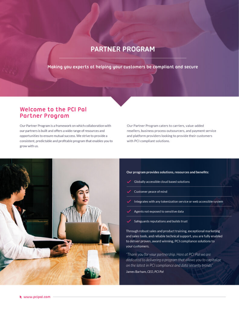 Partner Program Datasheet