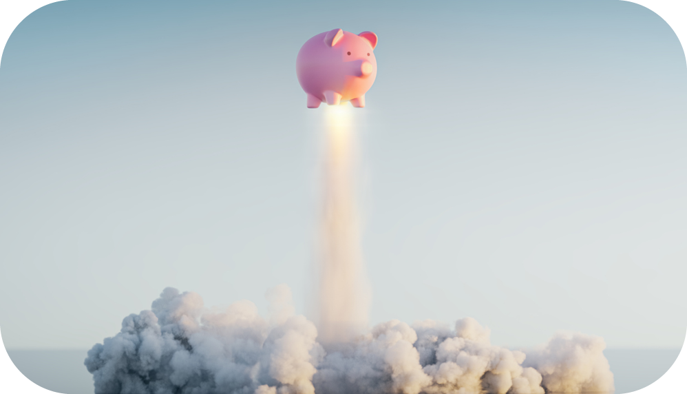 Pig flying image