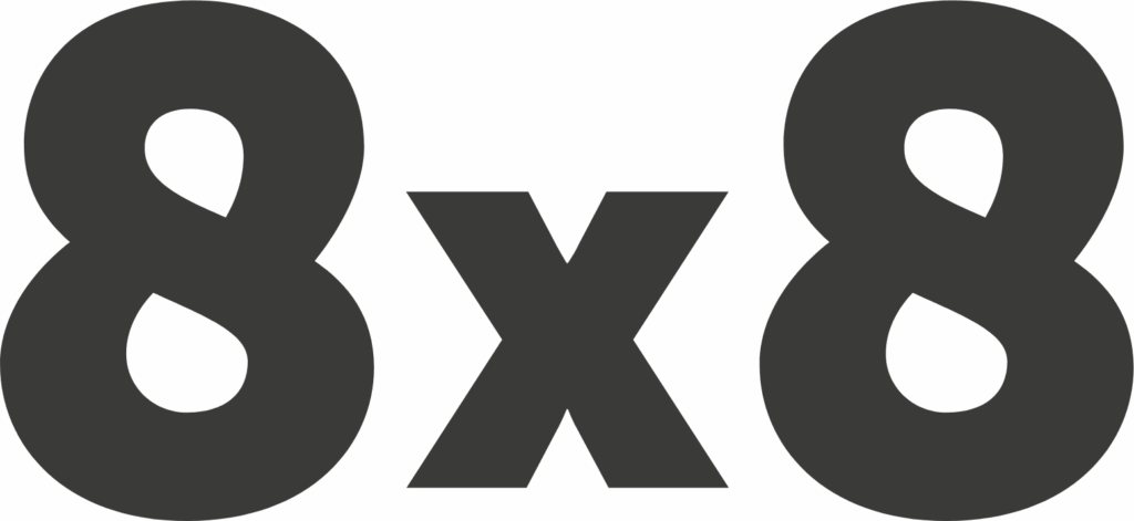 8×8